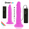 Dildo flexible Vibrant Diversia 23 cm avec ventouse