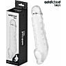 Gaine para pene Addicted Toys Taille M 27 cm transparente