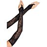 Gants de lingerie LEG AVENUE en dentelle florale extra longs