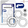 Anneaux Pénis INTENSE POUR LUI Set de 3 Confort Ergonomique
