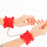 Menottes KINK WRIST RESTRAINT en latex rouge