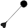 Látigo Darkness 40 cm avec plumes stimulantes