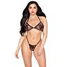 Top et culotte LEG AVENUE - Set en maille et strass