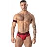Slip de sport LOCKER GEAR SPORT MESH JOCK BRIEF rouge L
