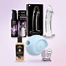 Coffret premium pour elle avec stimulateur Satisfyer et gode en verre