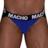 Jockstrap MACHO UNDERWEAR MX28AZ avec double soutien