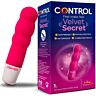 Mini vibromasseur CONTROL Velvet Secret 3 sphères