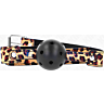 Mordaza de Bola KINK Léopard 4.5 cm - Élégance BDSM