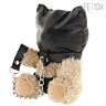 Ours en peluche Momo FETISH SUBMISSIVE avec capuche bondage