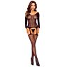 Bodystocking Passion Woman BS125 Mousse ouverte