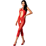 Bodystocking PASSION WOMAN BS081 avec ouverture à l'entrejambe