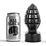 Plug anal ALL BLACK 14 cm forme grenade