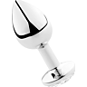 Plug Anal Aluminium Transparent SECRETPLAY 7 CM