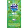 Préservatifs Skins Mint Pack de 8 - Sabor Menta