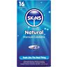 Préservatifs Skins Natural 16-Pack avec sensation de seconde peau