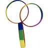 Bracelet en silicone PRIDE avec drapeau LGBT