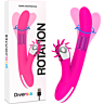 Vibrateur Rabbit Diversia Bunny Rotation 24 cm - Stimulation double
