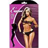 Lingerie Exposed Twilight Bikini avec gants pour L/XL
