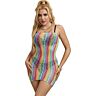 Robe sexy SUBBLIME - Design multicolore arc-en-ciel