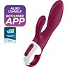Vibrateur Rabbit Satisfyer Heated Affair - Stimulation clitoridienne et point G