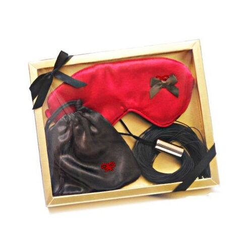 Set Bondage INEDIT Kit Látigo Dominatrix - Antifaz et Látigo
