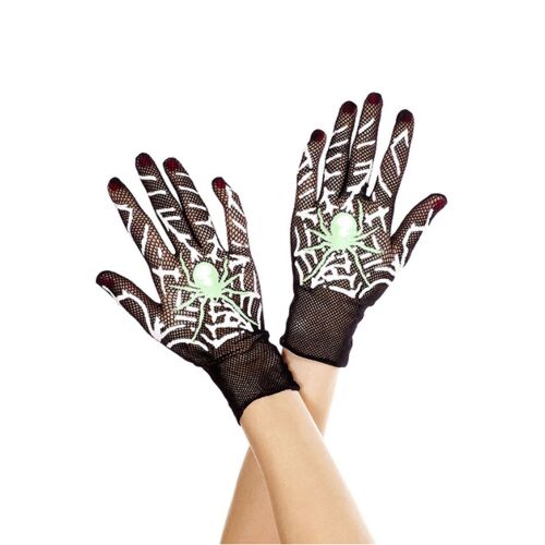 GUANTES NEGRO CON DIB TELAARA?A