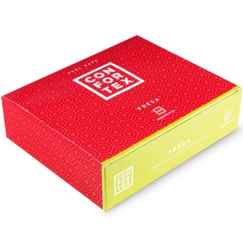 Préservatifs CONFORTEX FRESA | Latex de qualité et arôme de fraise