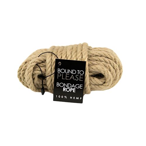 Cuerda de Bondage Bound to Please 10m de cáñamo