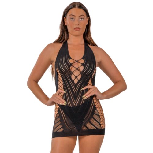 Robe sexy Lace avec détail en dentelle faux