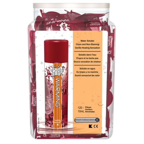 WET WARMING 10ML PILLOW BOWL DISPLAY/120 PILLOWS