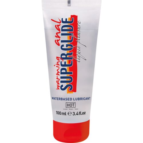 Lubricant Anal HOT Superglide 100ml avec effet chaleur
