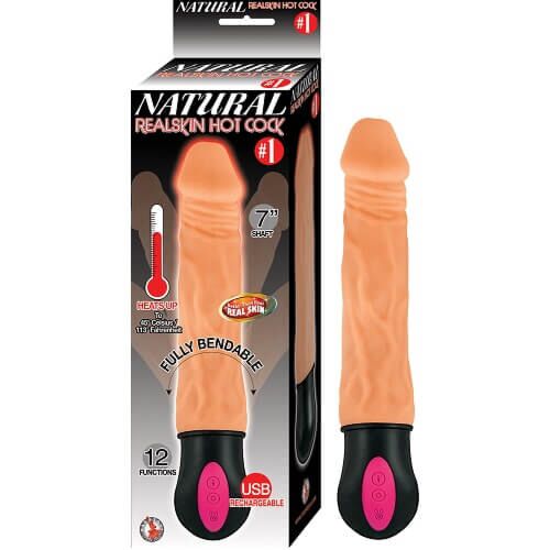 Dildo Réaliste Nasstoys 18 cm Fonction Chauffante
