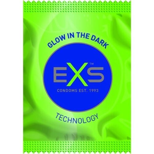 Préservatif Exs Glow 100's | Préservatifs qui brillent