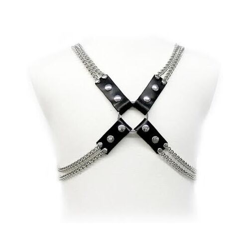 Harnais Leather Body Chain Harness - Ajustable et confortable