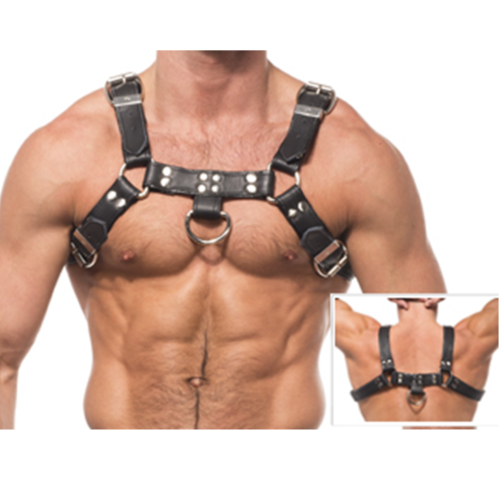 Arneses Homme Leather Body Chain Harness III en cuir