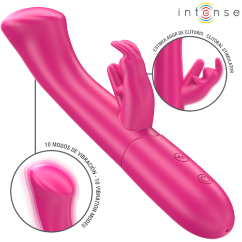 Vibrateur Rabbit INTENSE JULIETA 18,6 cm 10 modes