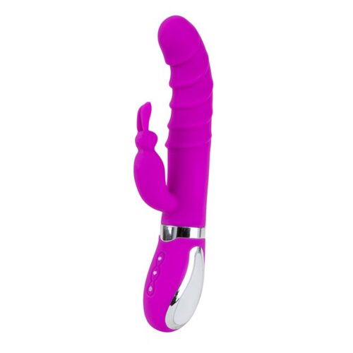 Vibrateur S Pleasures Realistic Lilas avec double stimulation