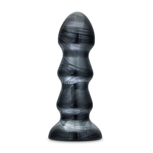 Plug Anal Blush Novelties Jet Black Jack Large Ribbed
