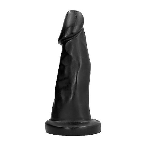 Dildo ALL BLACK 27 CM aux courbes raffinées