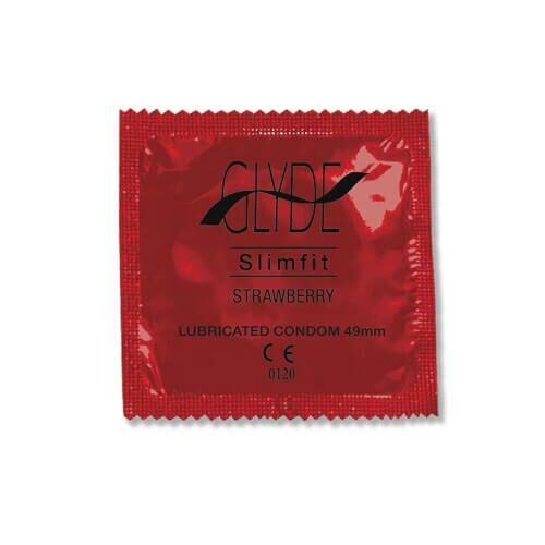 Préservatif Glyde Vegan saveur fraise 100 pièces