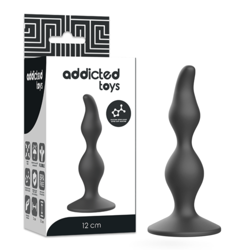 Plug Anal ADDICTED TOYS 12 CM en silicone hypoallergénique