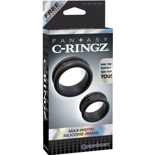 Anillos sin vibración Fantasy C-Ringz - Set de 2 pour érections durables