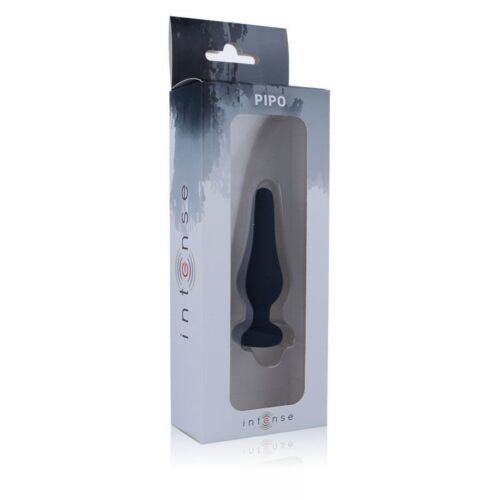 Plug Anal INTENSE PIPO S Silicone Noir 9.8cm