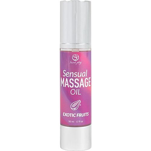 Huile de massage SECRETPLAY Fruits Exotiques – Texture sensorielle