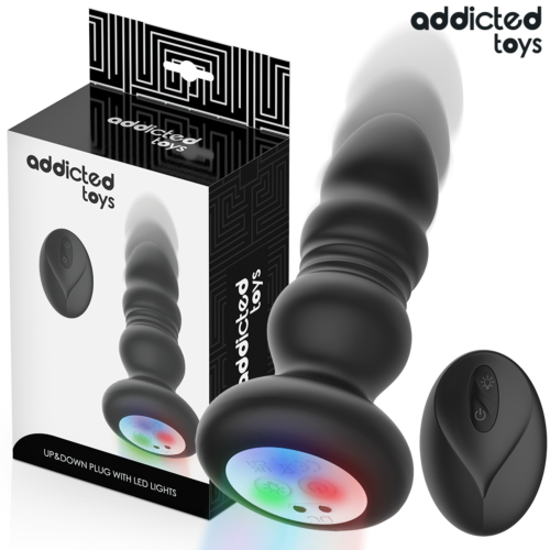 Vibrateur Anal Addicted Toys avec Télécommande et LED