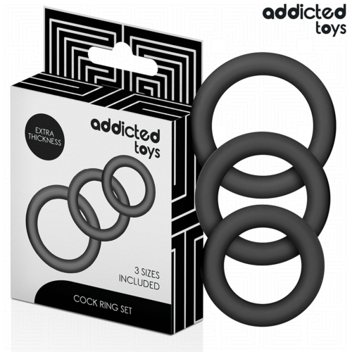 Set d'Anneaux Addicted Toys Modèle 1 pour une Stimulation Optimale