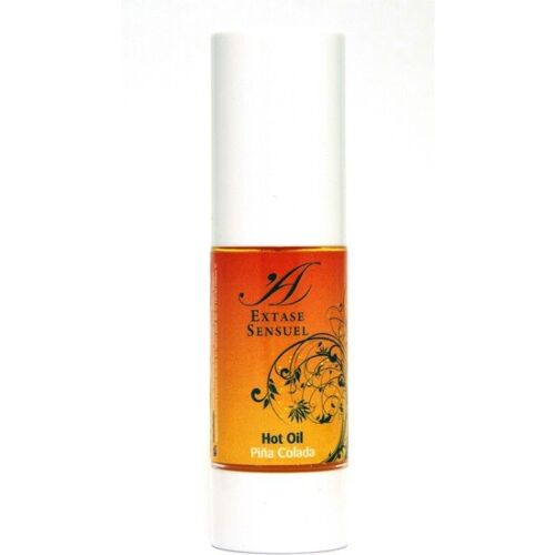Huile de Massage EXTASE SENSUAL - Effet Chaleur Piña Colada