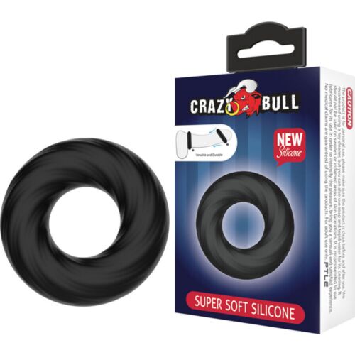 Anillo Silicona Espiral Crazy Bull para Hombres
