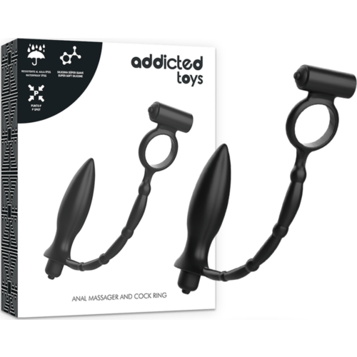 Plug Anal ADDICTED TOYS avec Anneau Vibrant