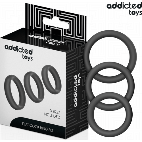 Plugs Anaux ADDICTED TOYS Set d'Anneaux en Silicone